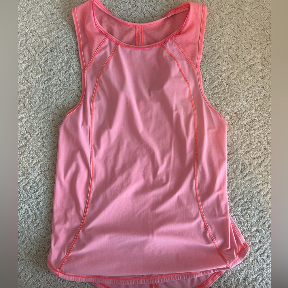 Lululemon Pink Sculpt Tank
